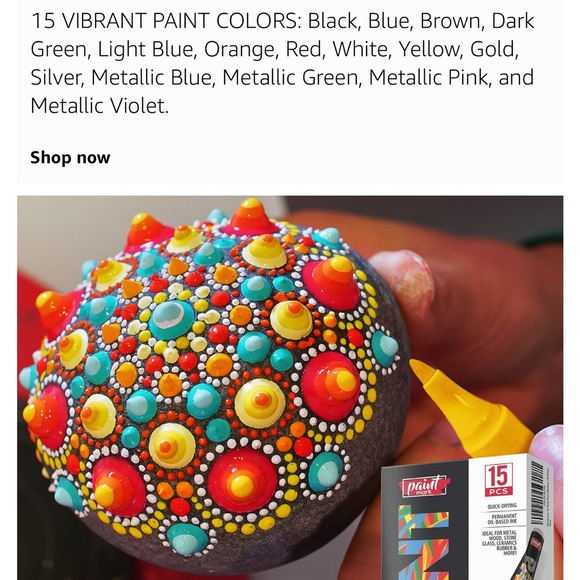 PaintMark Quick Dry Paint Pens-Write On Anything Oil Based Paint Markers 15 pk - Picture 7 of 9